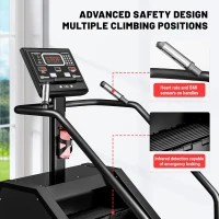 Jelens Commercial-Style Stair Stepper with LED Screen, 550 lb Capacity, 15 Resistance Levels (24–164 Steps/Min) Home Climbing Machine(m-5)