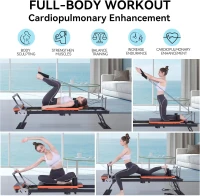 Pilates Reformer by Dpiolrcag - Foldable Home & Gym Machine, Supports Up to 250 lbs(m-2)