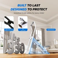 MERACH Pro Stair Stepper with 3-Level Magnetic Resistance, Adjustable Pedals & Handles, Compact Folding Cardio Climber(m-5)