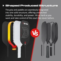 DGYGQ Carbon Fiber Pickleball Paddle — Professional Honeycomb-Core Racket for Lightweight Precision, Shock Absorption & Spin(m-8)