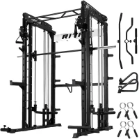 RitFit M1 & M1 Pro Smith Machine with Cable Crossover — Multi‑Function Power Cage & Squat Rack for Home Gym(m-1)