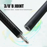 CRICAL 58"" Carbon Fiber Pool Cue – Professional Low-Deflection Billiard Cue with 12.5mm Tip & 3/8×8 Pin Joint(m-7)