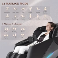 4D Full-Body Massage Chair Recliner with Zero Gravity, 53.14"" SL Track, Voice Control, Electric Calfrest Extension, 12 Auto Modes, USB-C, Bluetooth Speakers & 7"" TFT Screen(m-5)