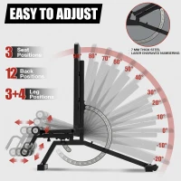 Mikolo HR05 Power Cage — 2000 lb Power Rack with Independent Dual 1:1 Pulley System & Multi-Function Cable Crossover(m-8)