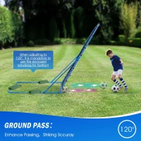 Winthai Soccer Rebounder Net — 7 x 6 ft Quick-Switch Angle Trainer for Control, Passing & Shooting — Easy Setup(m-6)