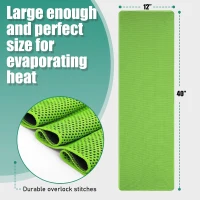 30-Pack Cold Towels 40in x 12in – Neck & Face Cooling Cloths, Bulk Sports Rags for Hot Weather, Running, Soccer, Yoga, Gym, Golf(m-2)