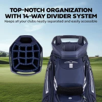 Sun Mountain C130 Men's Lightweight Cart Bag — 14-Way 9.0"" Top, 2025 Model(m-5)