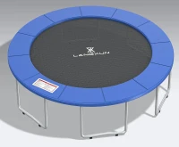 LANGXUN Universal Trampoline Replacement Safety Pad, 8ft 10ft 12ft 14ft 15ft 16ft Waterproof Surround Foam Spring Cover for Round Frames(m-8)