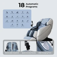 Titan Rejūv 4D Black Full-Body SL-Track Massage Chair with Intelligent Health Detection, AI Series Voice Control, Soothing Heat Therapy, Zero Gravity & Space-Saving Design(m-9)