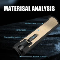 CRICAL CL-03 Carbon Fiber 58-inch Pool Cue – Professional Low-Deflection Cue with 3/8x8 Pin Joint and 12.5mm Tip(m-7)