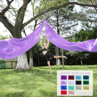 11-Yard Aerial Silks Fabric – Premium 40D Nylon Aerial Yoga Swing & Hammock for Home, Gymnastics, and Performance(m-7)