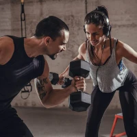 RitFit Rubber-Encased Hex Dumbbell Set with 6-Tier Rack (350 lb Total) — Coated Hand Weights for Complete Home Workouts(m-9)