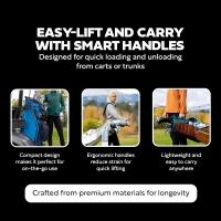 Sun Mountain C130 Men's Lightweight Cart Golf Bag – 14-Way Top, 2025 Model (9.0"" Top, 6.6 lbs)(m-6)