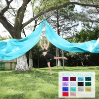 11 Yards Premium 40D Nylon Aerial Silks — Aerial Yoga Hammock & Gymnastics Swing(m-7)