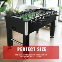 Seydrey 55-Inch Competition Foosball Table, Black with Chrome-Plated Steel Rods(m-2)