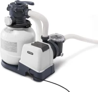 INTEX 26327EH Ultra XTR Deluxe Above-Ground Pool Set, 22 ft x 48 in — Includes Sand Filter Pump, Ladder, Ground Cloth & Cover, 10,236 Gal (90% Capacity)(m-4)