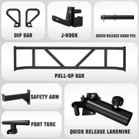RitFit M1 / M1 Pro Smith Machine with Cable Crossover, Multi-Function Power Rack Package(m-8)