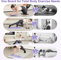 Portable Foldable Pilates Reformer Board — Multi-Function Home Pilates Machine with Timer, Resistance Bands & Carry Bag(m-6)