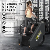 Fitvids Commercial Stair Stepper Machine - Continuous Stair Climber with 15 Resistance Levels, LED Display, Heavy-Duty Home Gym Cardio & Lower-Body Trainer(m-6)