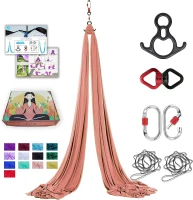 11 Yards Aerial Silks for Home — Aerial Yoga Hammock & Gymnastics Swing(m-1)