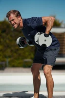 NÜOBELL Easy-Twist Adjustable Dumbbells (Pair) — 5–80 lb, 2024–25 Edition (All-in-One)(m-8)