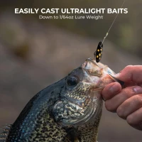 KastKing Zephyr Spin & Bait Finesse Rod – Lightweight Casting and Spinning Rods, KastFlex IM6 Graphite, Casts Lures to 1/64 oz, Zirconia Guides, Split Reel Seat, EVA Grip, Alignment Marks(m-5)