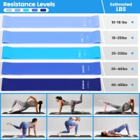 Home Pilates Essentials Kit for Women — 9"" Yoga Ball, Figure-8 Resistance Band, Pilates Ring & Accessories, Beginner-Friendly Set(m-4)