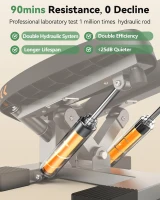 Sportsroyals Mini Twist Stepper with Resistance Bands – Compact Home Step Machine for Full-Body Workouts, Quiet Hydraulic, 350+ lb Capacity(m-3)