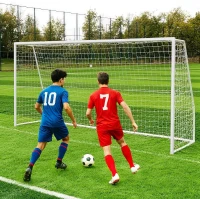 MOPHOTO Soccer Goal — 6x4/8x6/10x6.5/12x6/16x7/18.5x6.5/21x7/24x8 ft Backyard & Full-Size Training Goals for Teens & Adults(m-4)