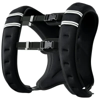 Soozier 11 lbs Weighted Vest, Weight Vest with adjustable Straps, Convenient Pocket and Reflective Strips, Fit for Men Women(m-2)