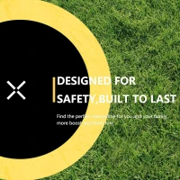 AOTOB 12 ft Outdoor Trampoline with Safety Enclosure Net and Basketball Hoop — Heavy-Duty PP Jump Mat, Spring Cover Padding, Storage Bag & Ladder(m-4)