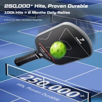 STORM 007 Pro Pickleball Paddle — T700 Raw Carbon, 16mm STR-Core, USAPA Approved(m-4)