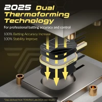 TENVINA HERCULES PRO Thermoformed Pickleball Paddle - T700SC Friction Carbon Fiber Face, USAPA Certified(m-2)