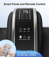 CARESKY Shiatsu Foot Massager with Heat & Remote - FSA Eligible Deep Kneading Electric Massager for Neuropathy, Plantar Fasciitis, Calf/Ankle/Leg Relief, Fits Up to Size 14(m-5)