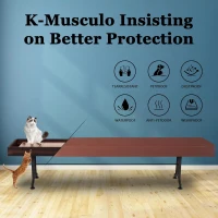 K-Musculo Brown Heavy-Duty Leatherette Shuffleboard Cover — 16FT (192L x 26W x 8H), Pull-On, Waterproof & Tear-Resistant, Pet- and Dust-Resistant(m-4)