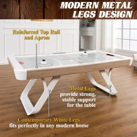 Barrington Billiards Full-Size Air Hockey Table with LED Scorer and Accessories – 89"" x 48"" x 32"" for Family Game Rooms(m-5)