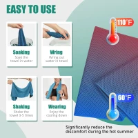 30-Pack Cold Towels 40in x 12in – Neck & Face Cooling Cloths, Bulk Sports Rags for Hot Weather, Running, Soccer, Yoga, Gym, Golf(m-4)