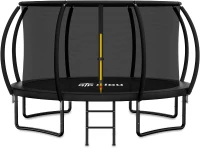 GIGU Outdoor Trampoline (10/12/14/15/16 ft) with Enclosure Net, Ladder & Anti-Rust Coating – Recreational, ASTM & CPSIA Approved(m-1)