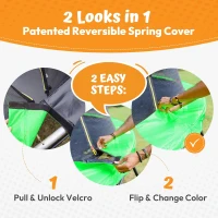 JUMPZYLLA Outdoor Trampoline Set with Enclosure & Ladder — 8FT/10FT/12FT/14FT/15FT/16FT | ASTM Approved | Anti-Rust Coating(m-7)