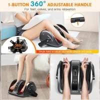 Shiatsu Foot Massager with Heat - FSA Eligible, 3-Level Heating, Deep Kneading & Rolling for Calves, Feet & Arms, Relief for Plantar Fasciitis & Neuropathy(m-6)
