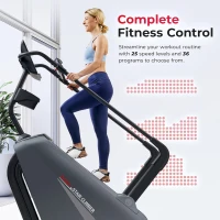 Sunny Health & Fitness Premium Smart Stepper Stair Climber – Commercial-Grade, High-Intensity Cardio with SunnyFit App, Bluetooth & 350–400 lb Capacity(m-2)