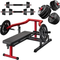Z1-PRO Weight Bench by GOIMU – Independent-Arm Chest Press with Flat/Incline/Decline Adjustments for Home Gym(m-1)