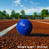 10Cent Sports Cast Iron Shot Put — Available 2.7 kg to 7.2 kg (6 lb to 16 lb)(m-4)