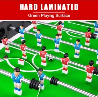 Seydrey 55-Inch Competition Foosball Table, Black with Chrome-Plated Steel Rods(m-4)