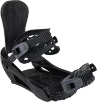 5th Element Summit Stealth Adult Men's Snowboard Bindings — Universal 4-Hole Hardware for New or Replacement Boards(m-1)
