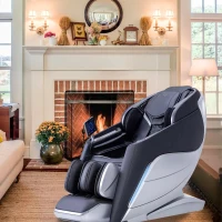Alfine A710 Pro 2025 4D Massage Chair with iRest System — Full-Body Zero-Gravity Recliner, SL Track, Yoga Stretch, Health Detection, App Control, Electric Calfrest Extension (Mix)(m-2)