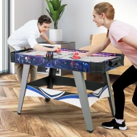 Goplus 54"" LED Air Hockey Table with Electronic Scoreboard & Lighting(m-2)