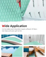 Abahub EVA Foam Traction Pad 96''x16''/23.5''/38''/47'' 48''x16'' Non-Slip Camouflage Decking Sheet Self-Adhesive Trimmable Grip Mat for Boats, SUP, Paddleboard, Kayak(m-5)