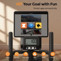 YOSUDA Recumbent Magnetic Exercise Bike for Home — Stationary Recumbent Bike for Seniors & Adults, Adjustable Seat, 350 lb Capacity, 16 Resistance Levels, LCD Display & Pulse Sensors(m-2)