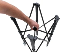 GAMMA Sports EZ Travel Cart — Portable Tennis & Pickleball Ball Hopper with Carrying Case(m-7)